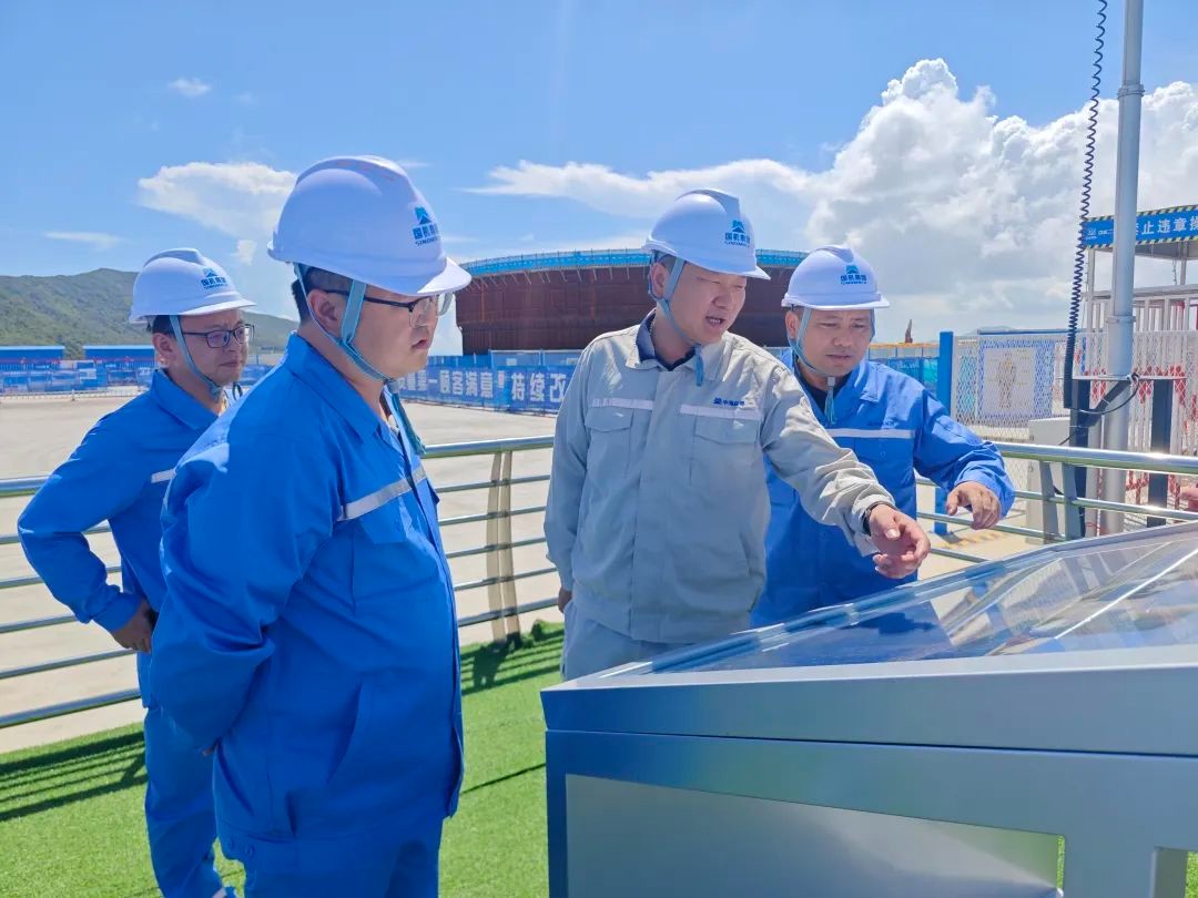 中海总局霍明明一行赴金七门核电项目检查指导