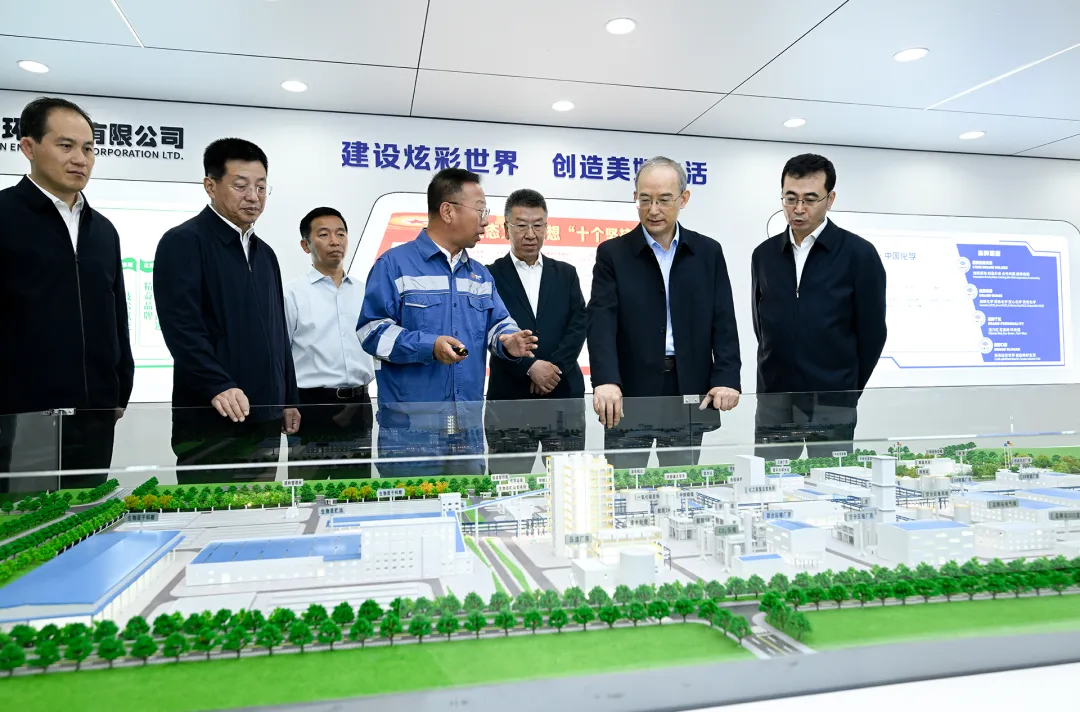 吉林省委书记黄强到电投绿能四平梨树风光制绿氢生物质耦合绿色甲醇项目调研