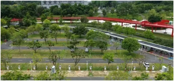 全国单站规模最大兆瓦级车网互动闪充示范站落地深圳