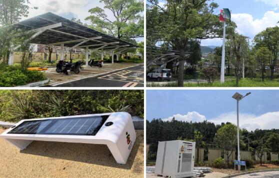 江西省首个农村场景风光储充一体化微电网示范项目顺利投运