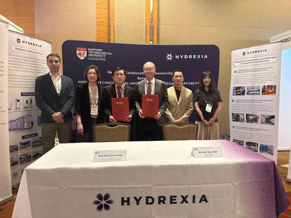 氢枫携手新加坡南洋理工大学能源研究院，解锁SOFC耦合固态储氢全新路径
