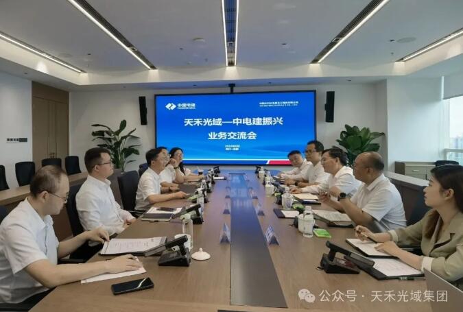 天禾光域集团与四川中电建振兴投资管理有限公司开展压缩空气储能项目深度合作沟通会
