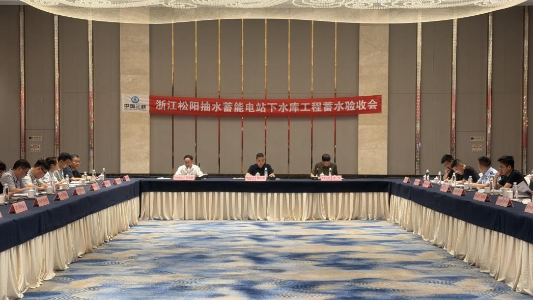 浙江松阳抽水蓄能电站下水库工程通过蓄水验收
