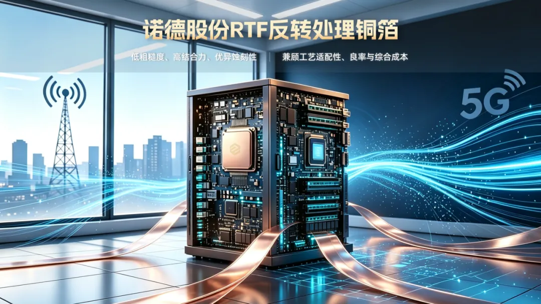 诺德AI电子电路铜箔系列丨RTF反转处理铜箔：中高速互联的高性价比之选