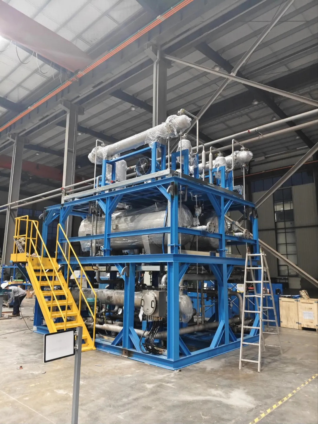 绿萌氢能500Nm³/h水电解制氢设备顺利启运