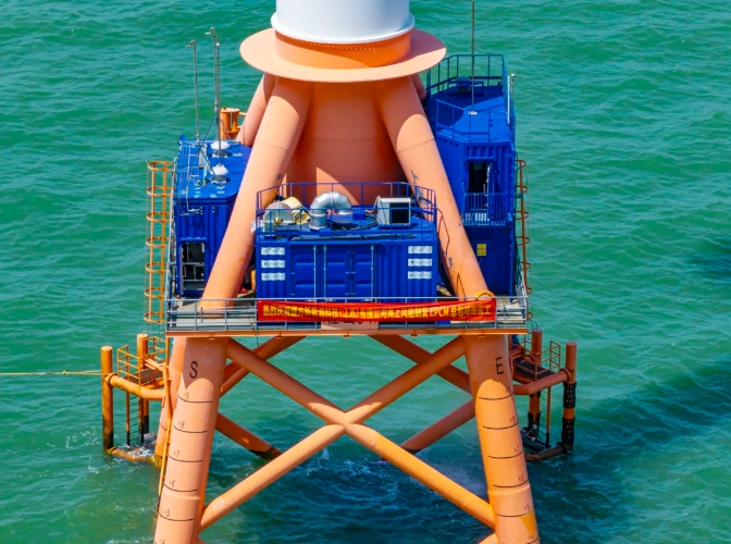 亚洲首个！万山区海上风电制氢示范项目成功运行