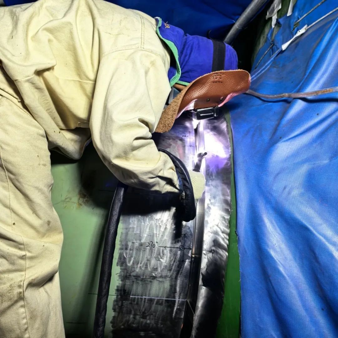 田湾核电8号机组主管道焊接正式启动