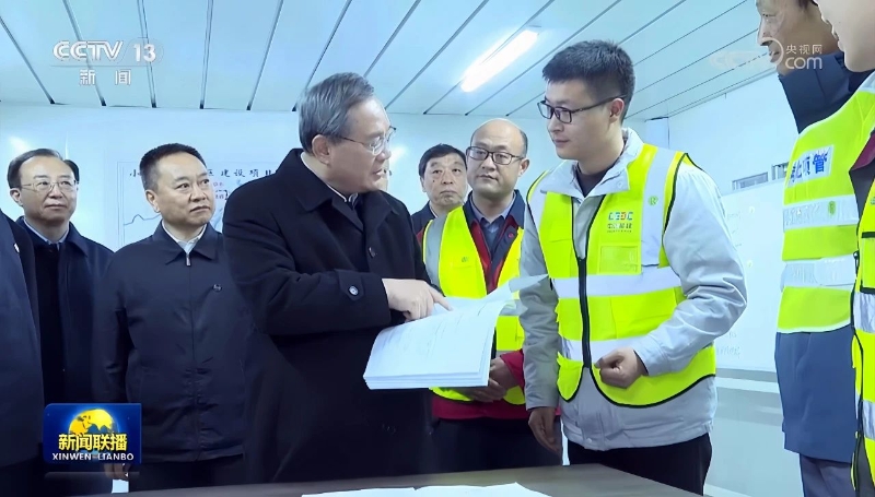 李强调研中国能建参建的涿州市小清河分洪区南围堤建设工程