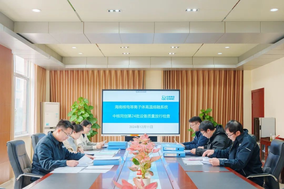 海南昌江核电3、4号机组等离子体高温熔融系统完成最后批次设备验收