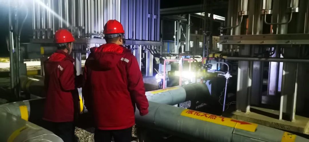 华新液化临汾液化公司工艺二班：冬季保供巡查不松懈