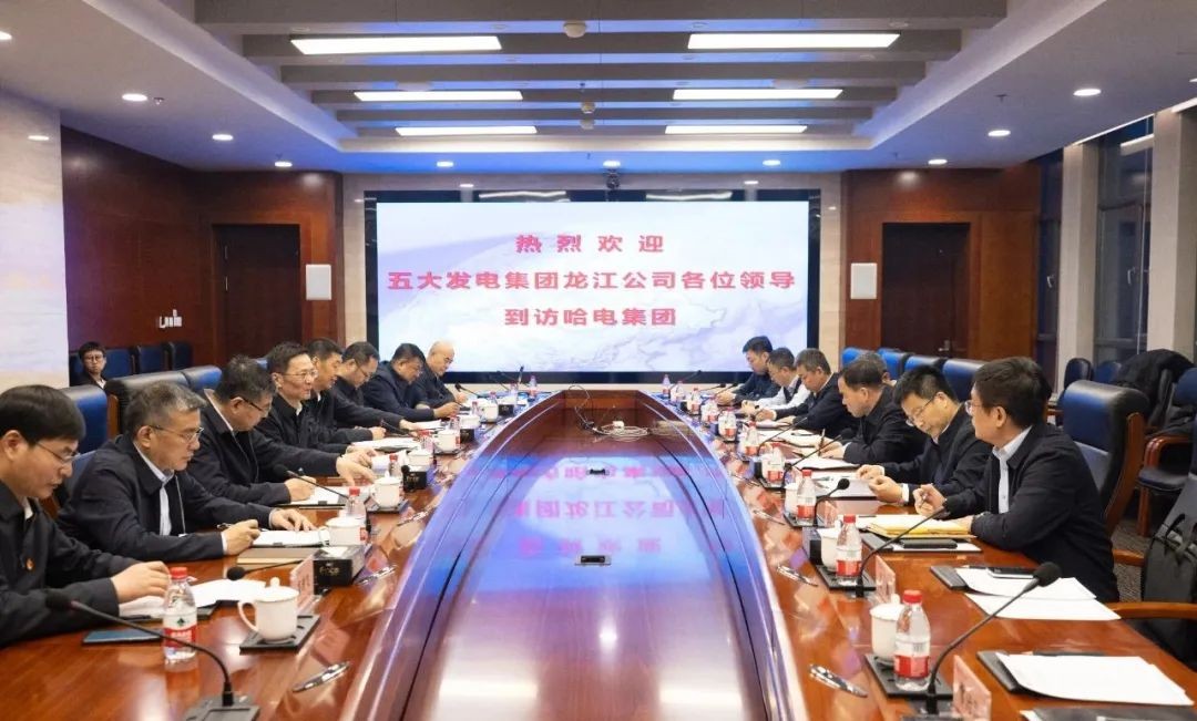 哈电集团黄伟会见五大发电集团龙江公司负责同志