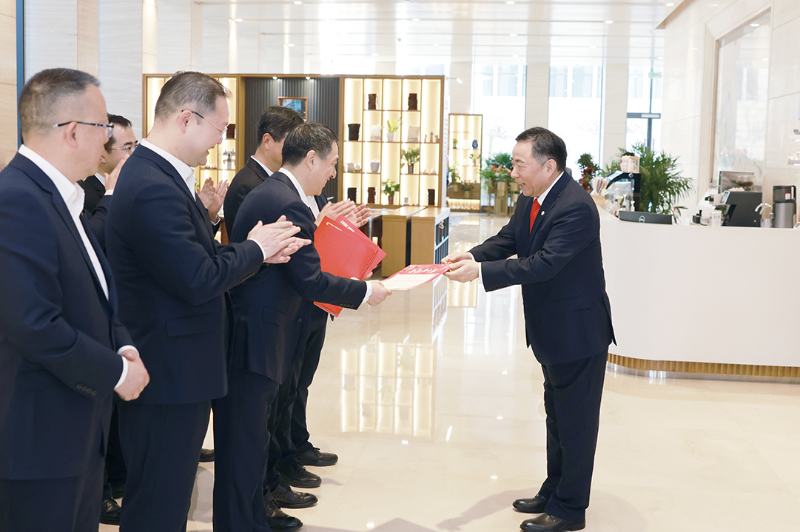 中国能建举行总部2025年新春团拜暨开年动员仪式