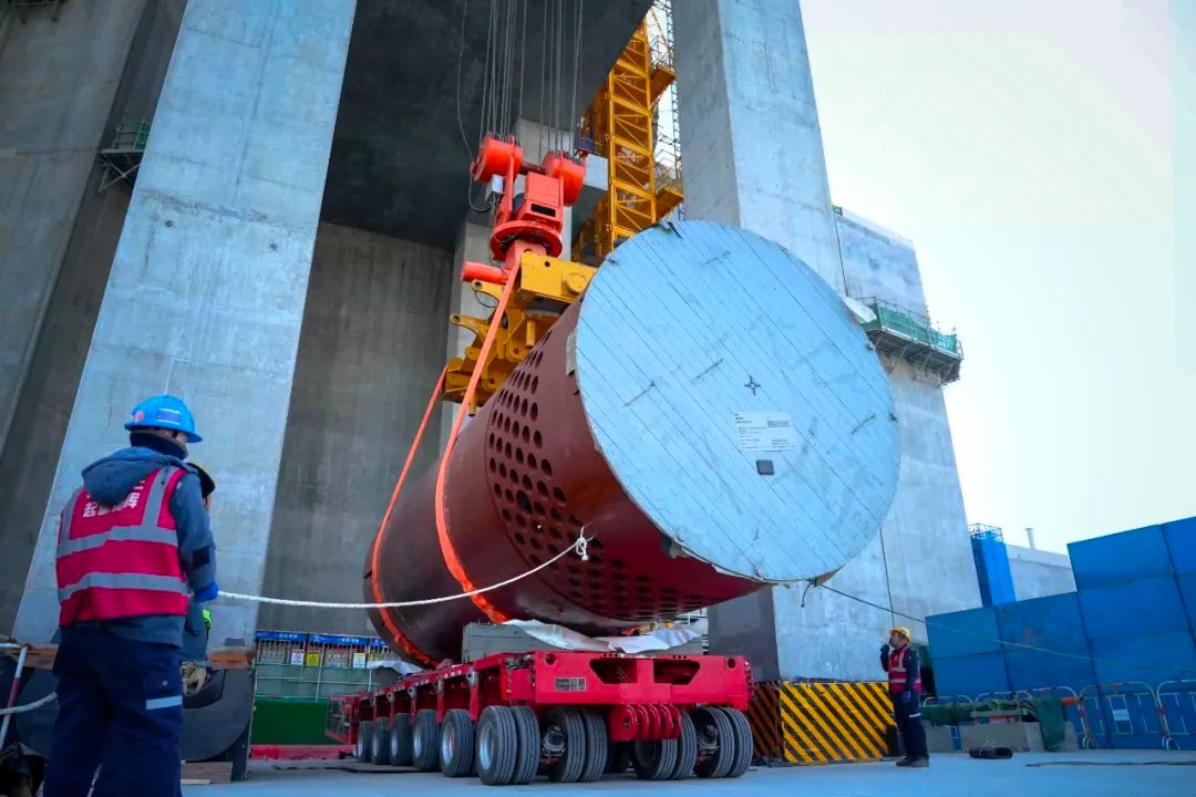 徐大堡核电3号机组堆芯吊篮引入堆芯吊篮检查井