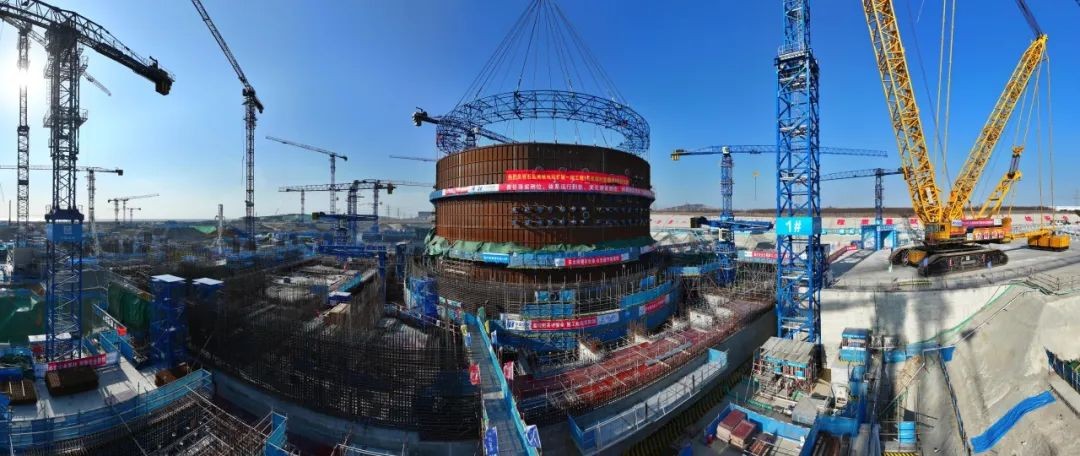 新春首吊！1号核岛又一模块吊装就位