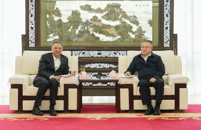 倪真与中国华电总经理叶向东会谈