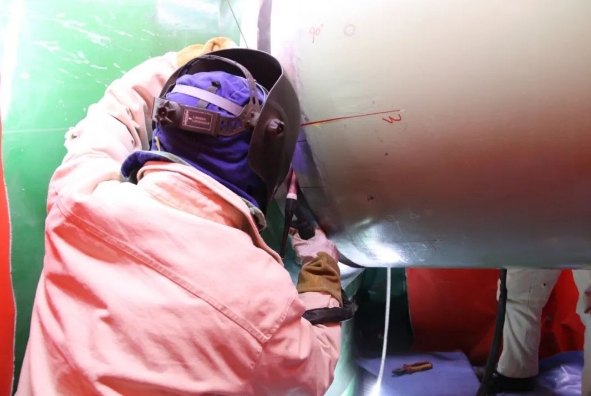 徐大堡核电厂4号机组主管道焊接工作正式启动