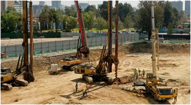 中交集团承建埃塞拉盖(LG)房建项目新中标D栋大楼破土动工