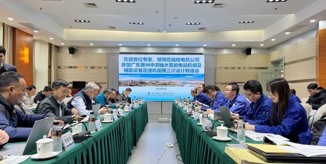 广东惠州中洞抽水蓄能电站机组及辅助设备采购项目定速机组第三次设计联络会顺利召开