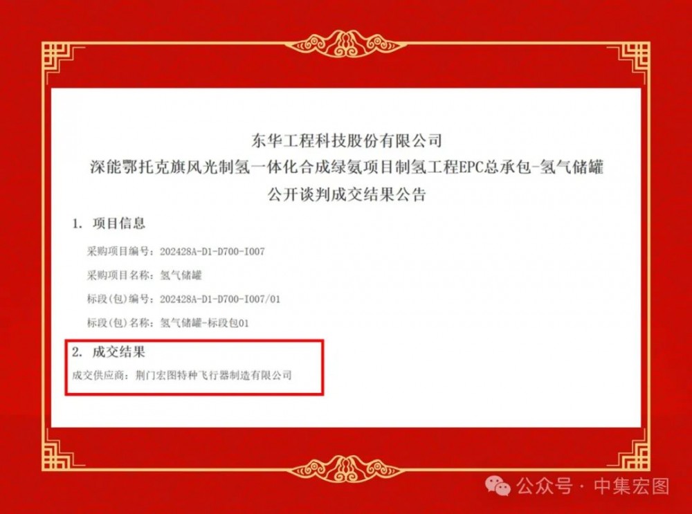 中集安瑞科旗下荆门宏图公司与东华工程科技股份有限公司达成合作，共筑深能鄂托克旗风光制氢一体化合成绿氨项目
