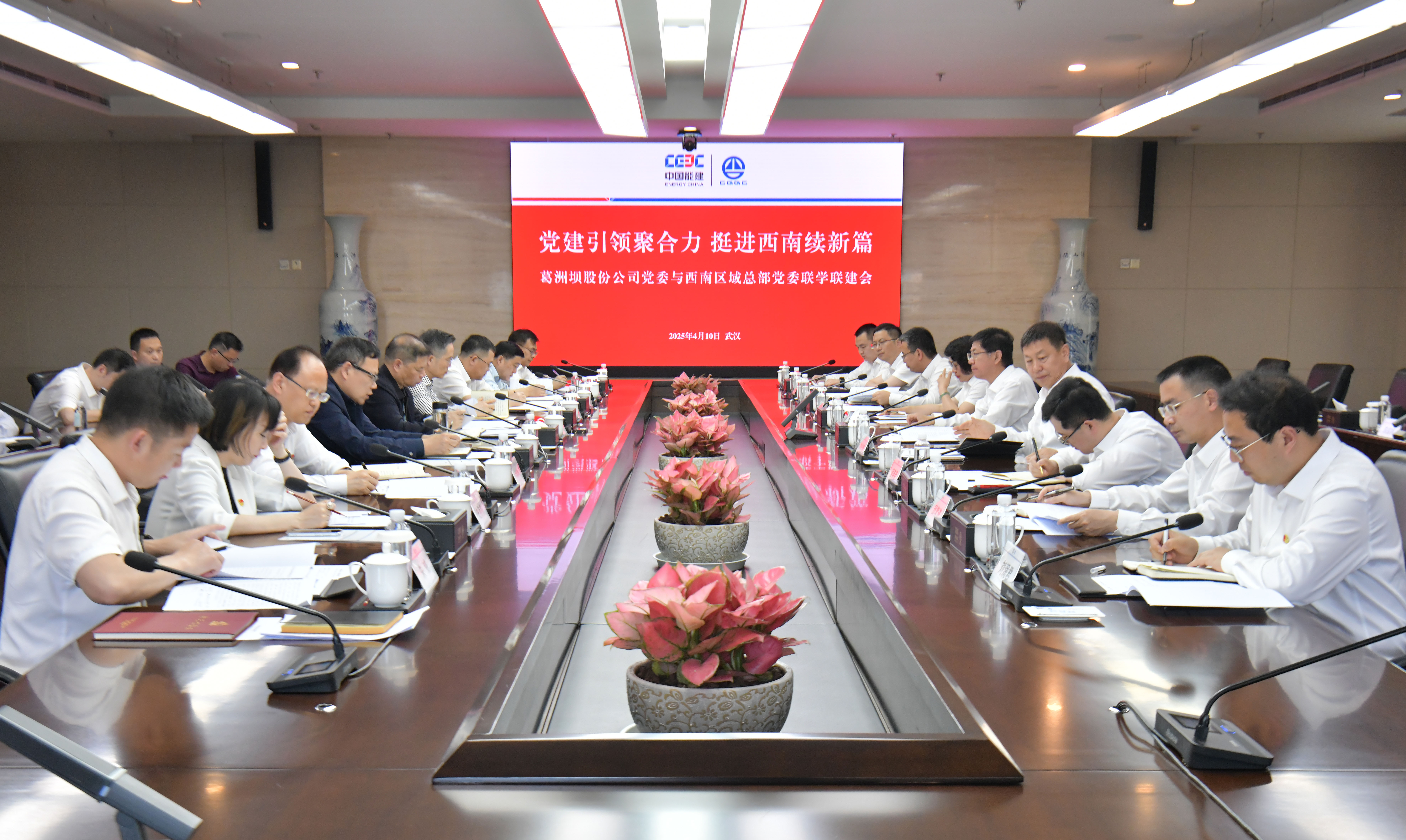 中国能建葛洲坝集团党委与西南区域总部党委开展联学联建活动