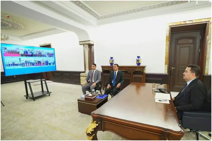 伊拉克苏达尼总理视频出席中国电建伊拉克示范学校项目完工仪式