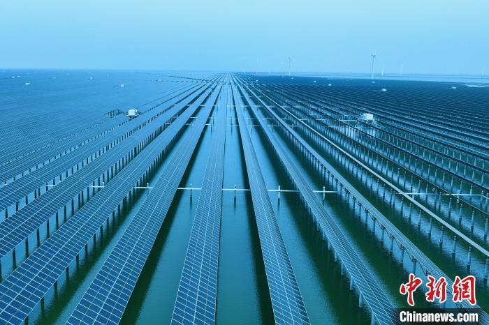 【中国新闻网】山东首秀！中国首个立体确权光伏用海项目全容量并网
