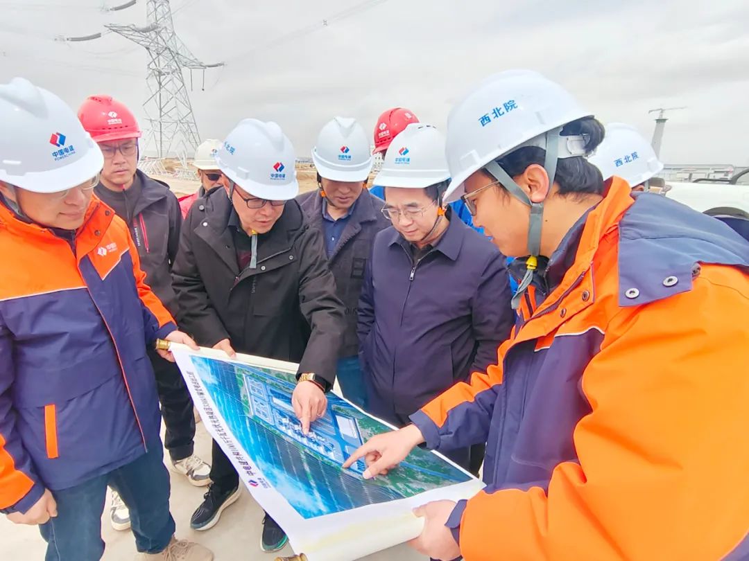 魏永华赴甘肃分公司共和100万千瓦光伏光热项目开展督导检查