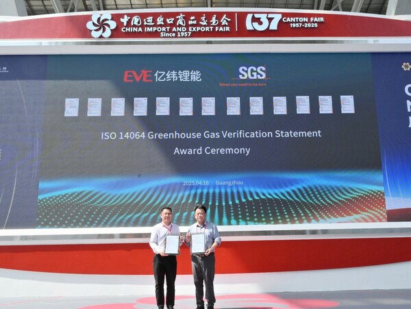 每1克碳都值得被重视 SGS助力亿纬锂能共筑绿色锂电产业链