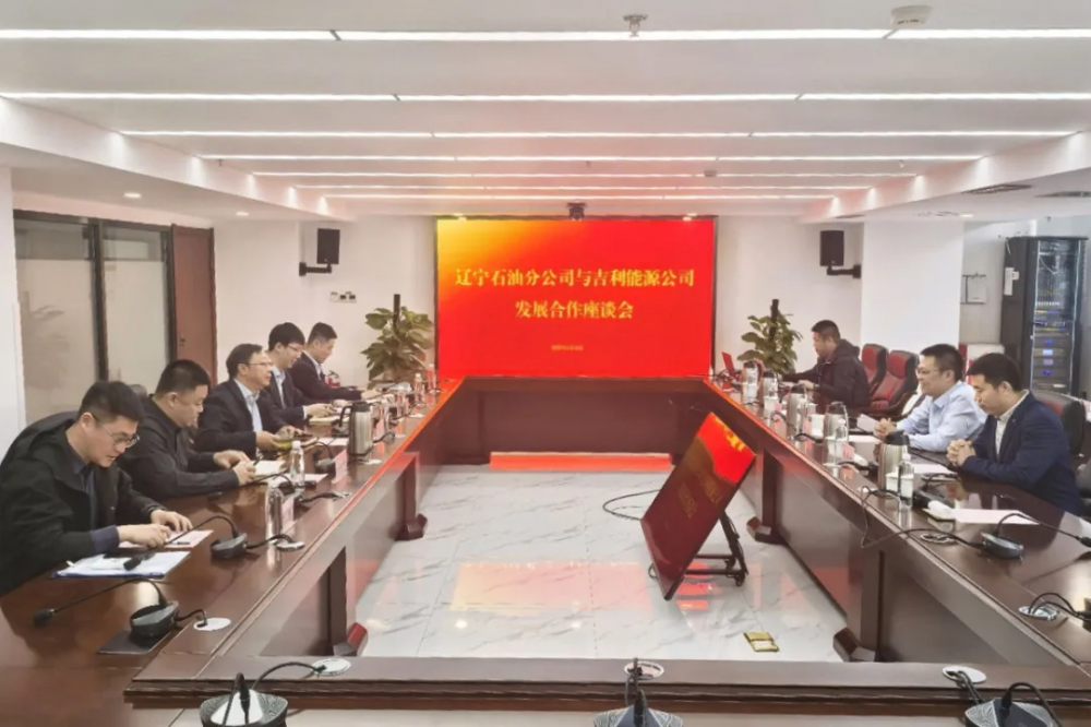 中国石化辽宁石油与吉利能源有限公司开展甲醇项目战略合作座谈会