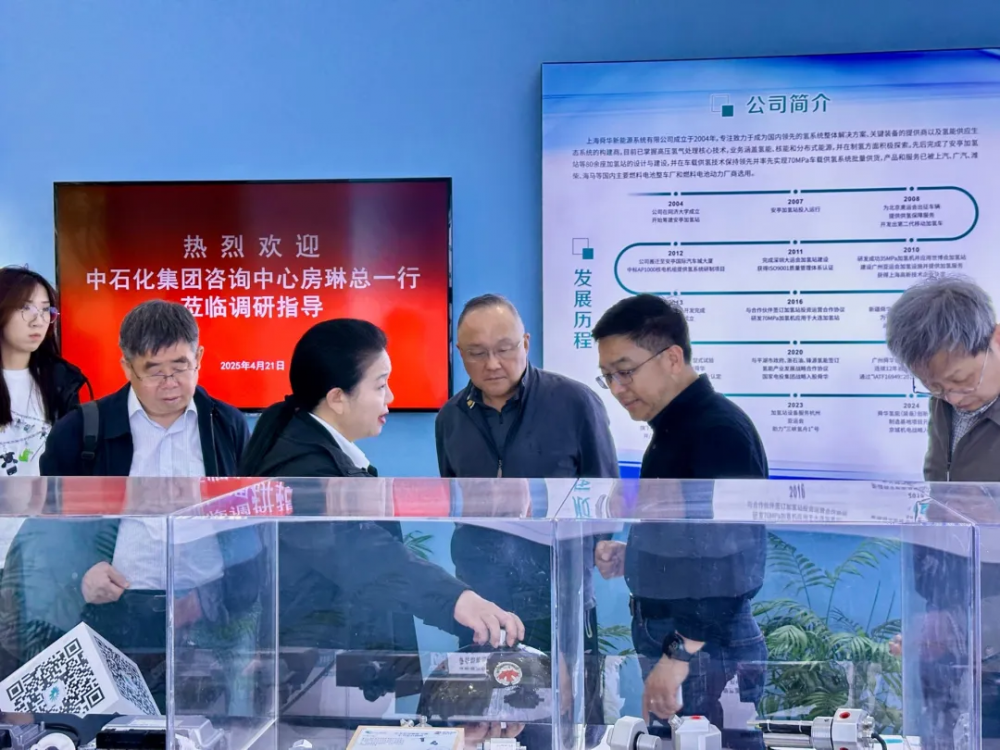 中国石化集团高级别课题组调研舜华新能源