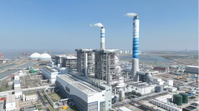 国信滨海港2×1000兆瓦高效清洁燃煤发电项目4号机组投运