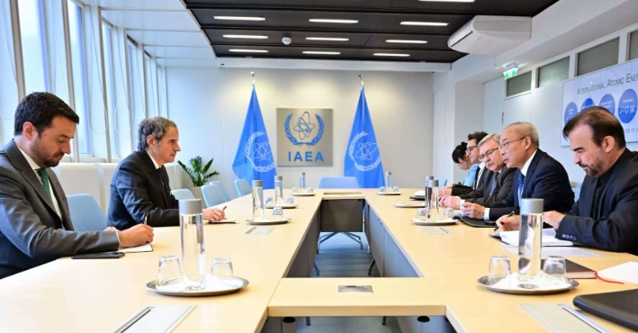 中俄伊三国代表就伊核问题共同会见国际原子能机构总干事格罗西