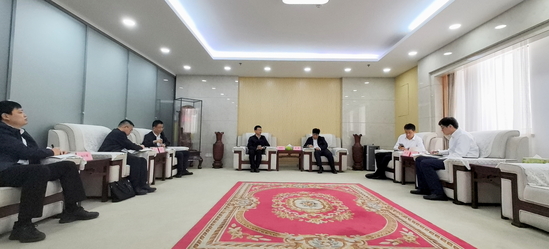 中电建电投公司康建民与山东省能源局局长胡薄会谈