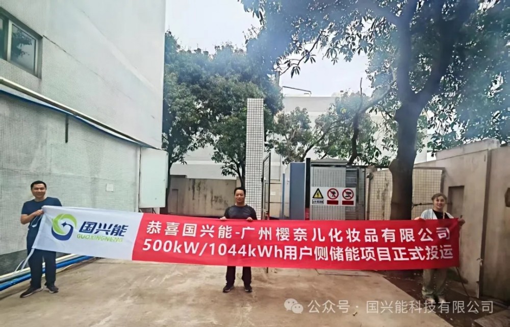 国兴能-广州樱奈儿储能项目正式投运