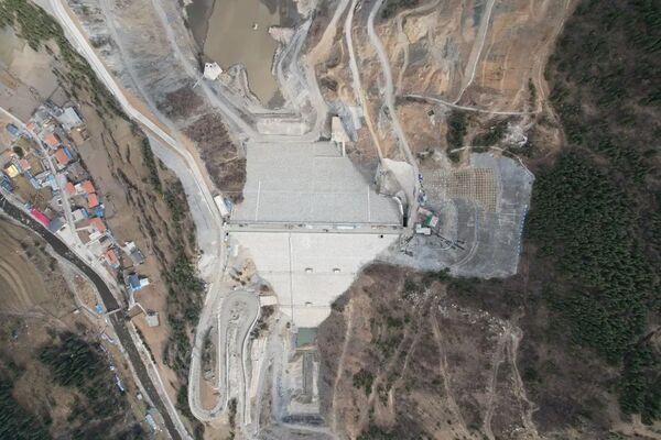 剑科水电站顺利下闸蓄水