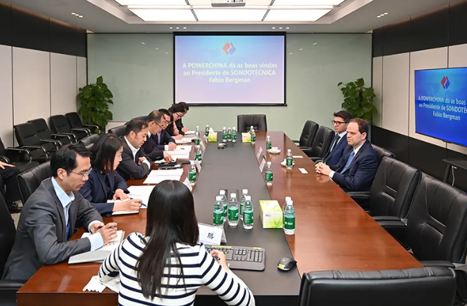 李斯胜会见巴西SONDOTÉCNICA公司总裁法比奥一行