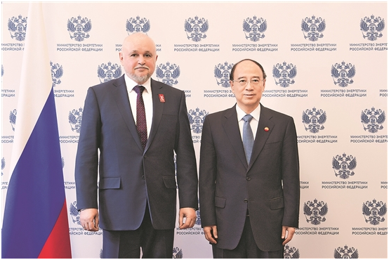 中石油董事长戴厚良会见俄罗斯能源部长齐维廖夫