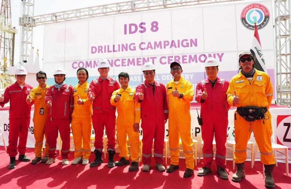 中曼石油IDS8项目启动仪式在伊拉克格拉芙油田隆重举行