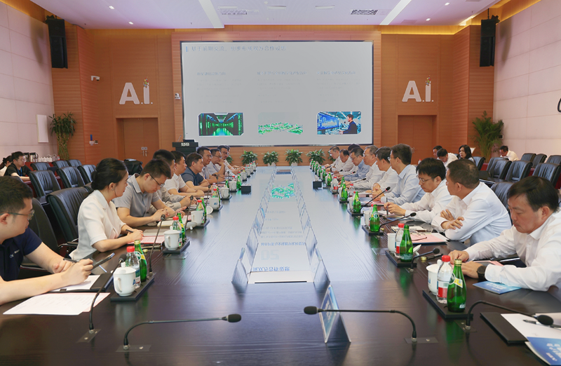 倪真与科大讯飞总裁吴晓如会谈