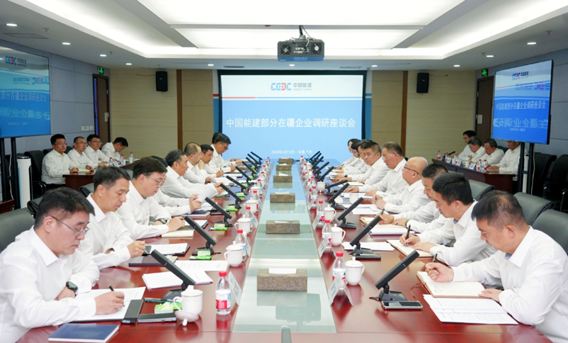 宋海良主持召开公司部分在疆企业调研座谈会