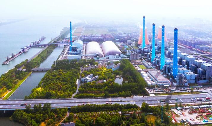 中国能建浙江院联合体EPC总承包的浙能滨海热电厂四期扩建工程9号机组移交生产