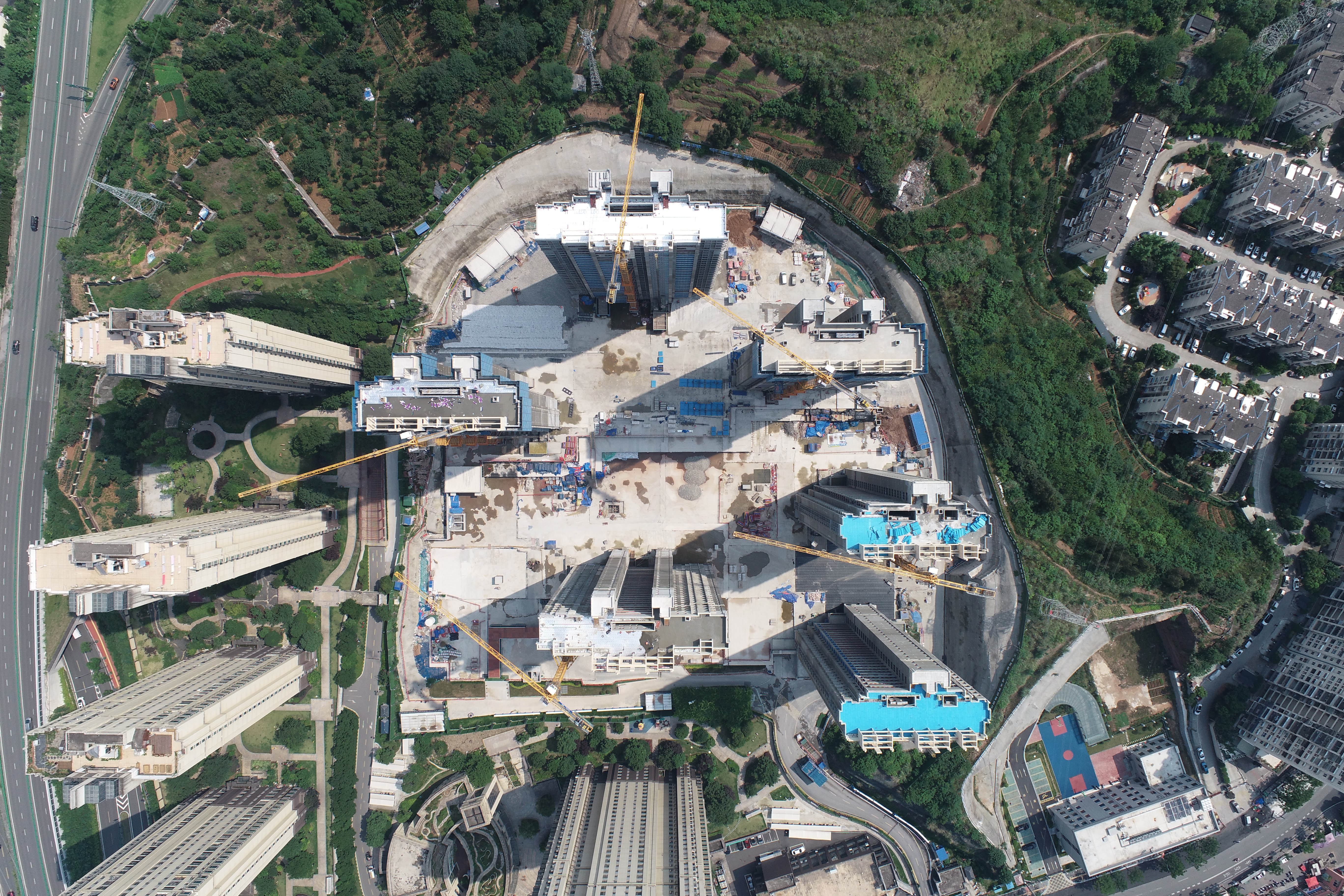 宜昌三峡花苑二期项目进入外立面施工和室外工程施工阶段