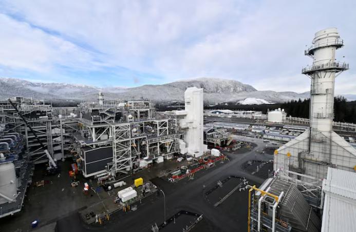 加拿大液化天然气工厂在基蒂马特实现首批出口液化天然气生产