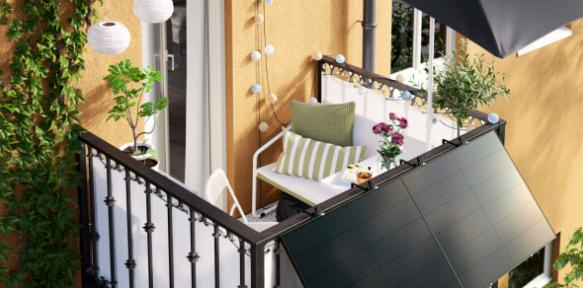 宜家在德国推出阳台太阳能套件系列