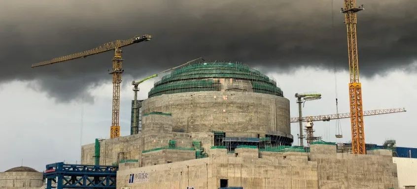 海南昌江核电二期工程3号机组核岛安全壳穹顶顺利封顶