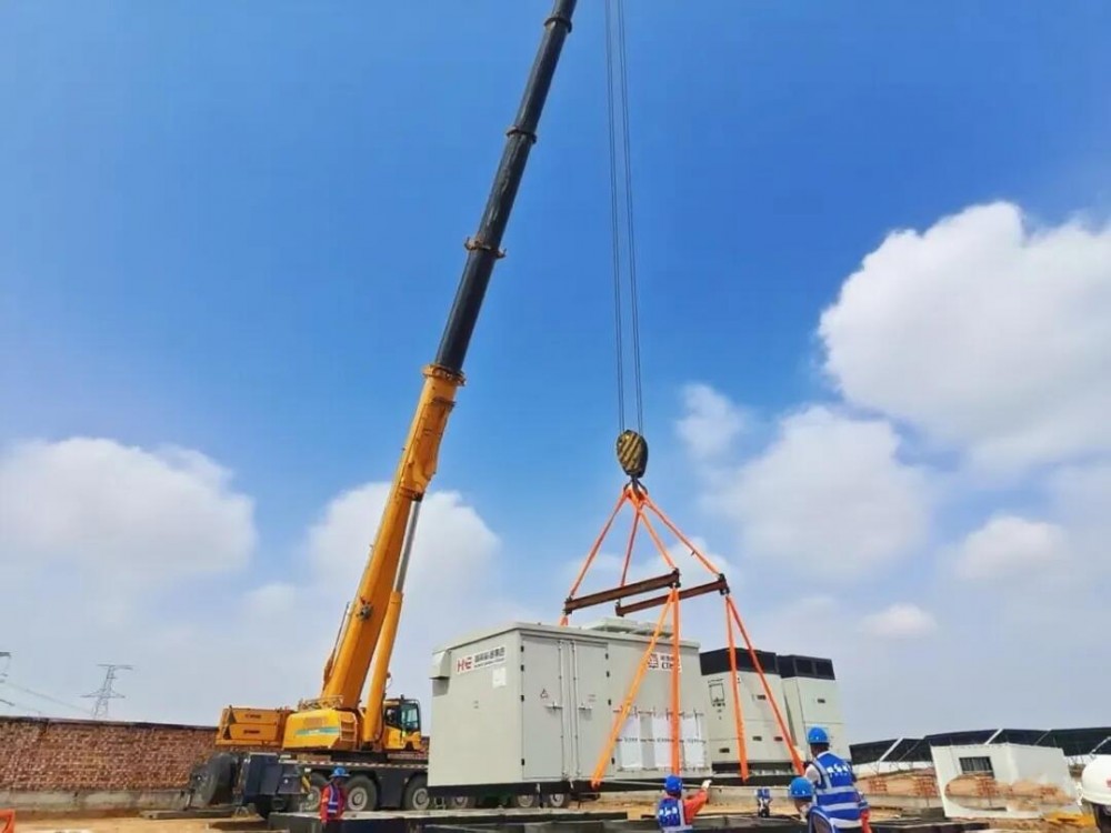 首吊即决战—全力推进宁夏红寺堡区110MW/220MWh 集中共享储能项目建设新速度!