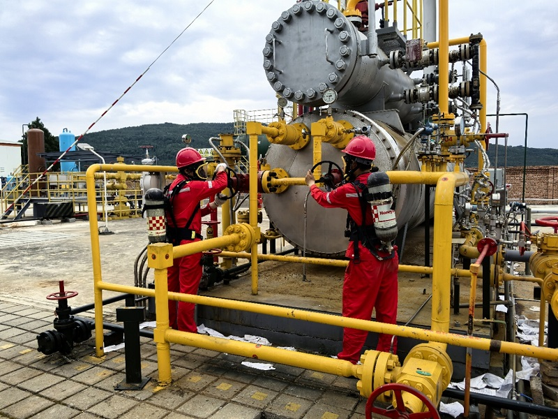 西南油气田剑门气田增压工程一次性投运成功