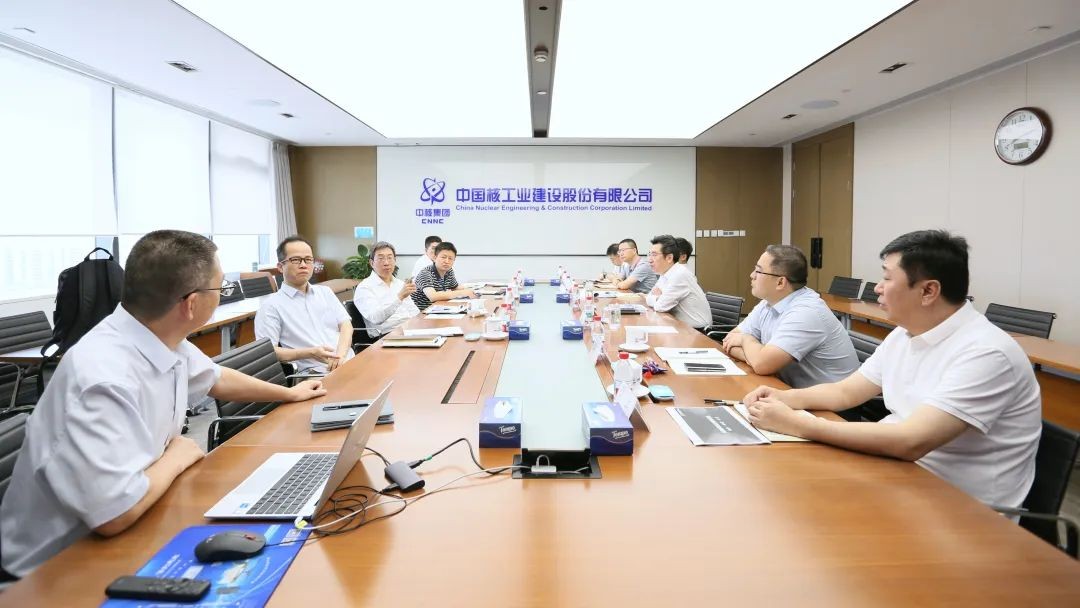 中核集团党组成员、副总经理辛锋一行调研中国核建