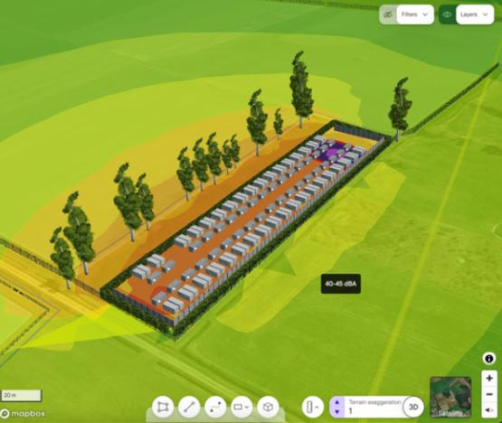 挪威Glint Solar软件新增BESS噪声建模功能