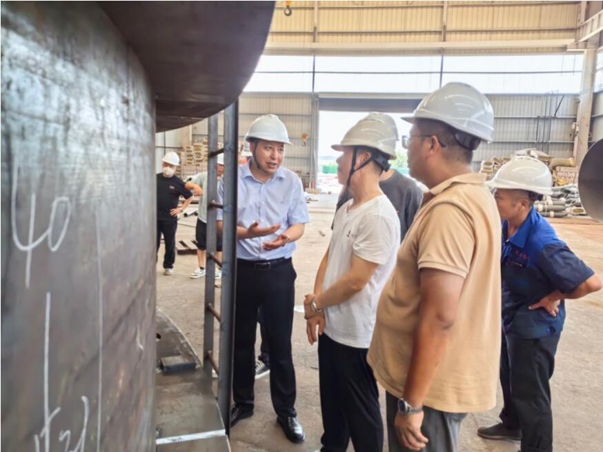 卡拉水电站首节压力钢管制作通过验收